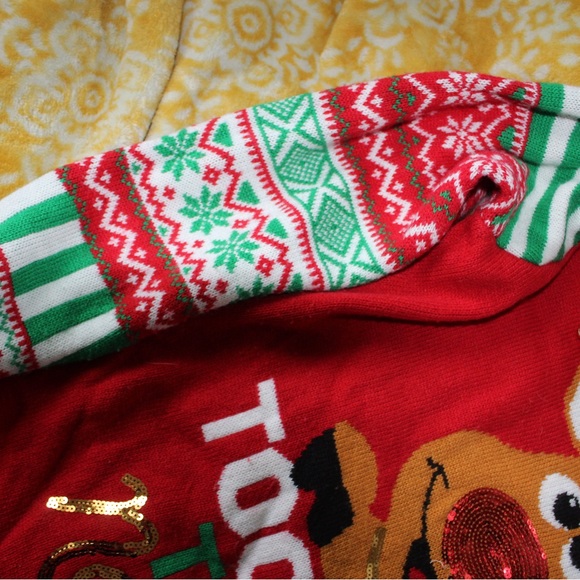 Plus Size women’s To cute to be naughty Holiday Sweater - Picture 4 of 6